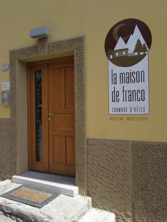 La Maison De Franco Valpelline Kültér fotó