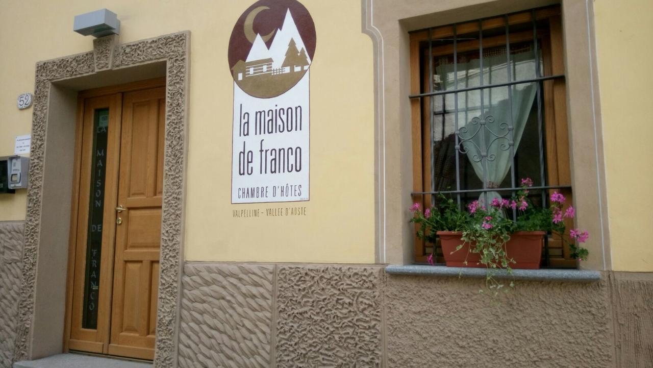 La Maison De Franco Valpelline Kültér fotó
